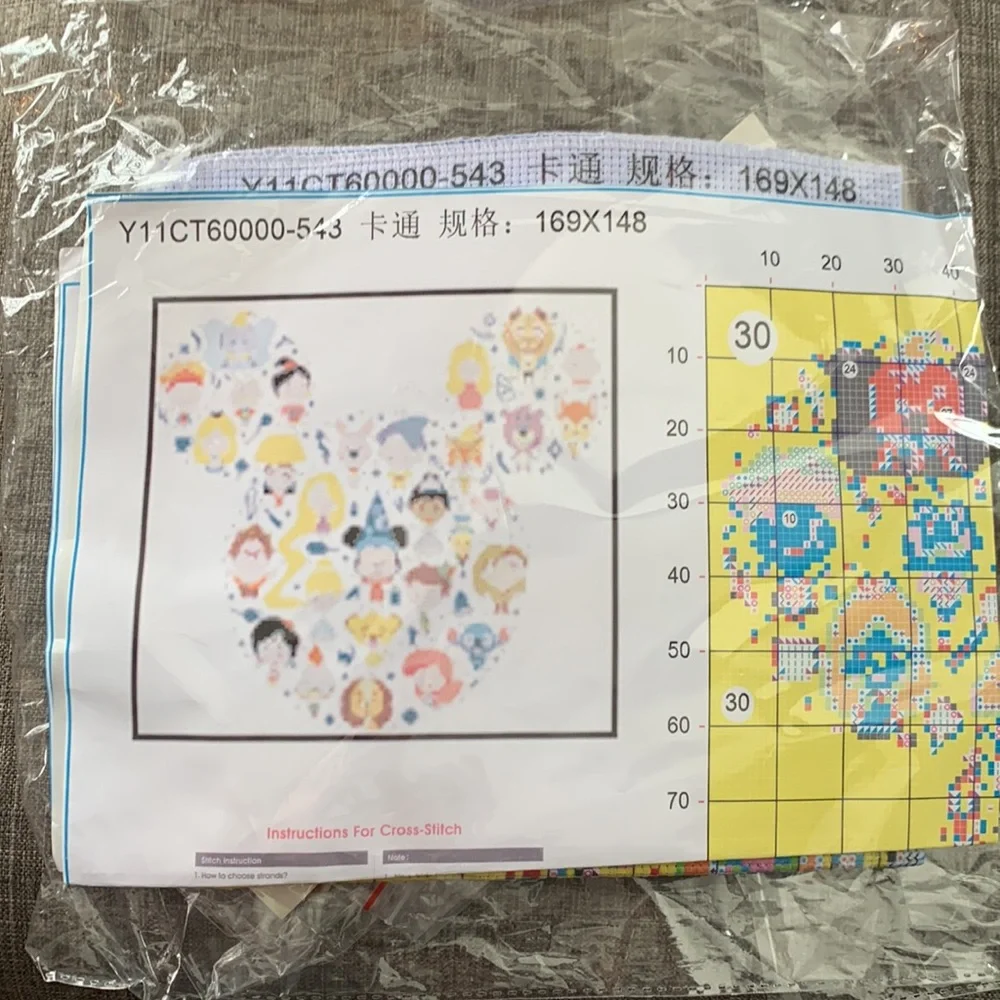Mickey ears cross stitch kit - new - Picture 2 of 5